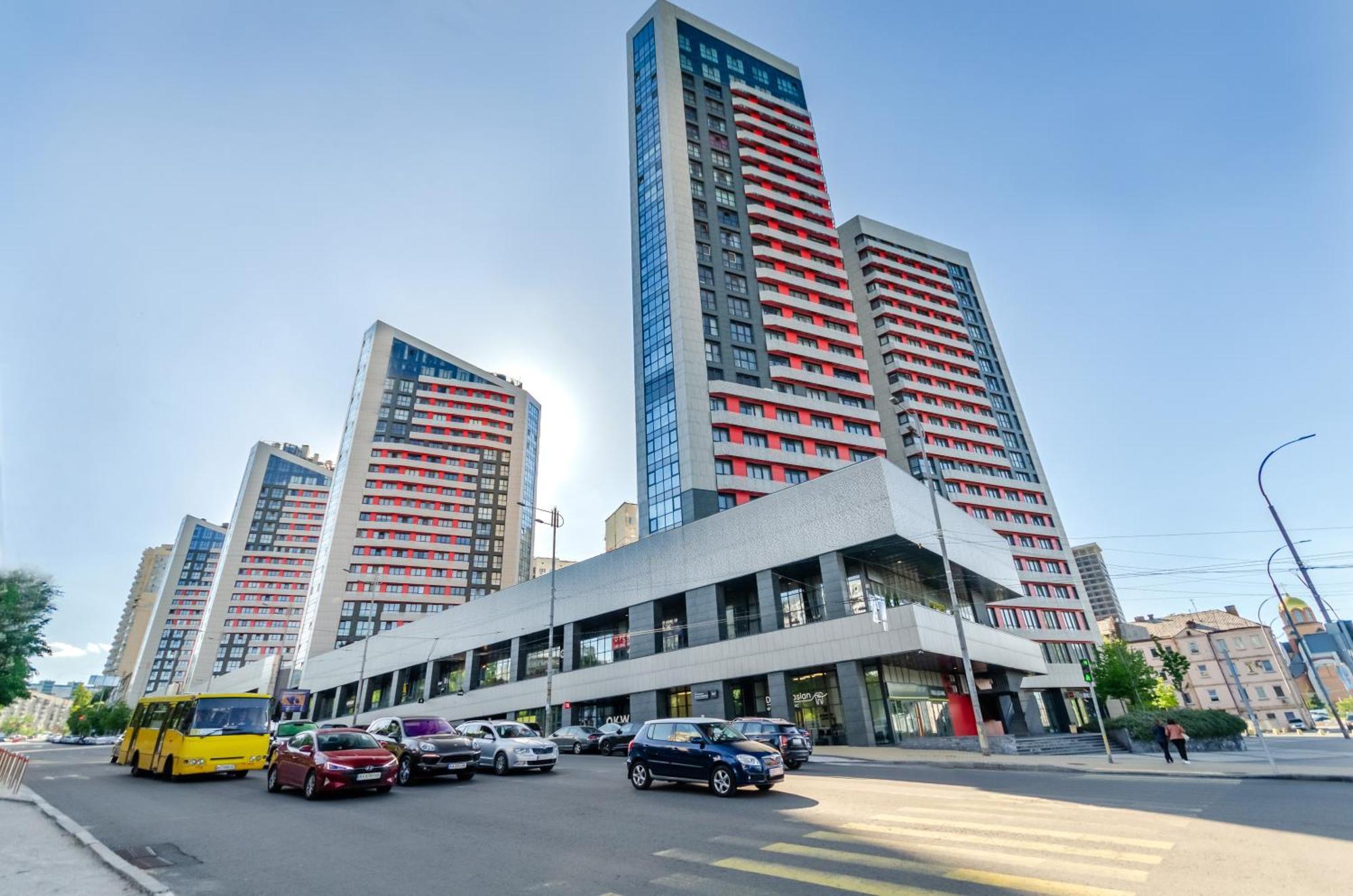 21-212 Petrovdom In Mint Apartments At Rc Kvartet Near Central Railway Station Kiev Eksteriør billede